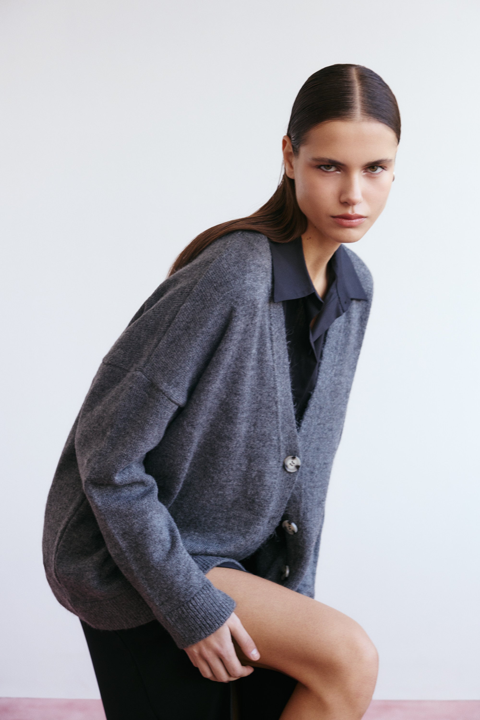 Minn Grey Cardigan
