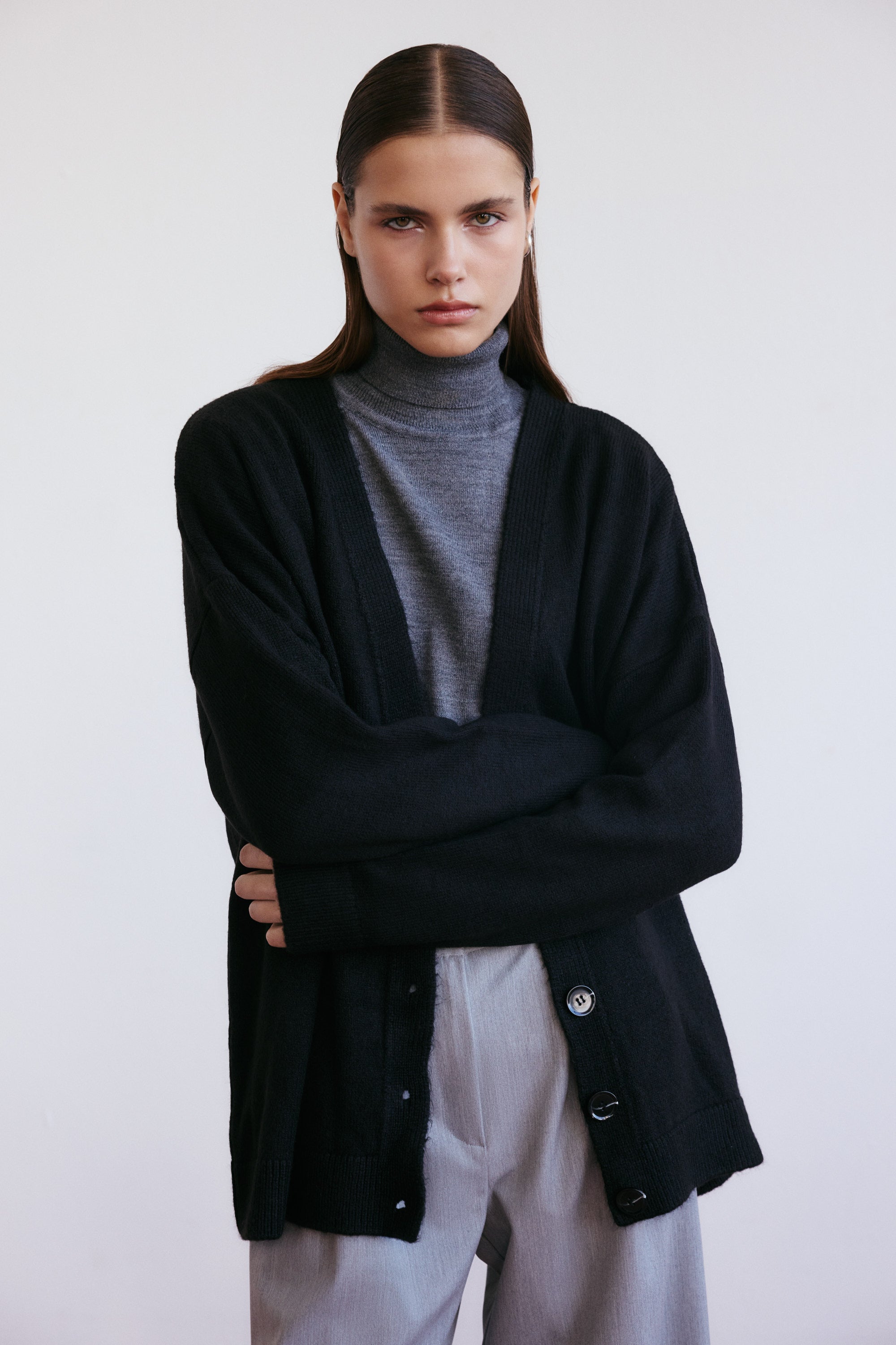 Minn Grey Cardigan