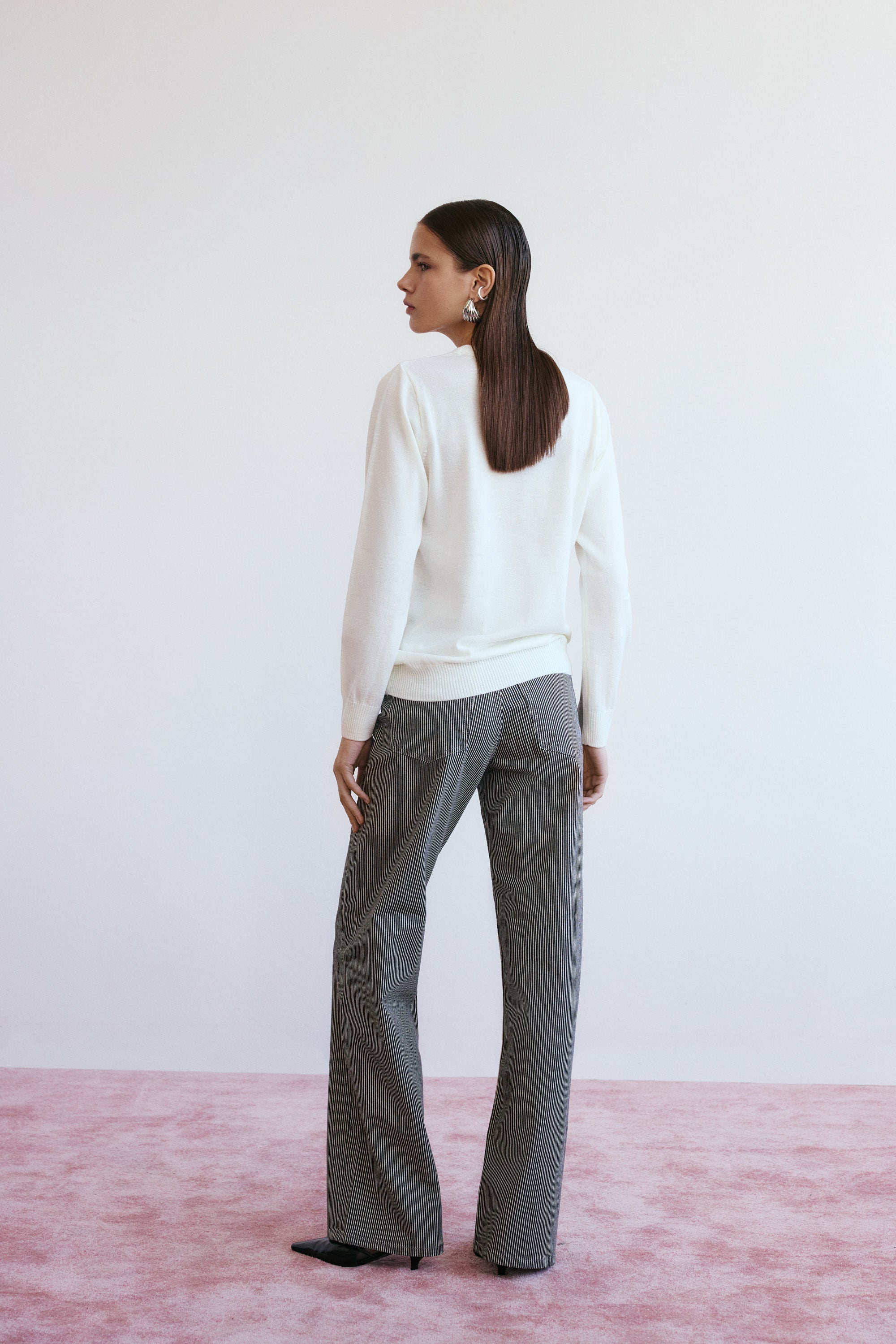 LUNE ÇİZGİLİ DENİM