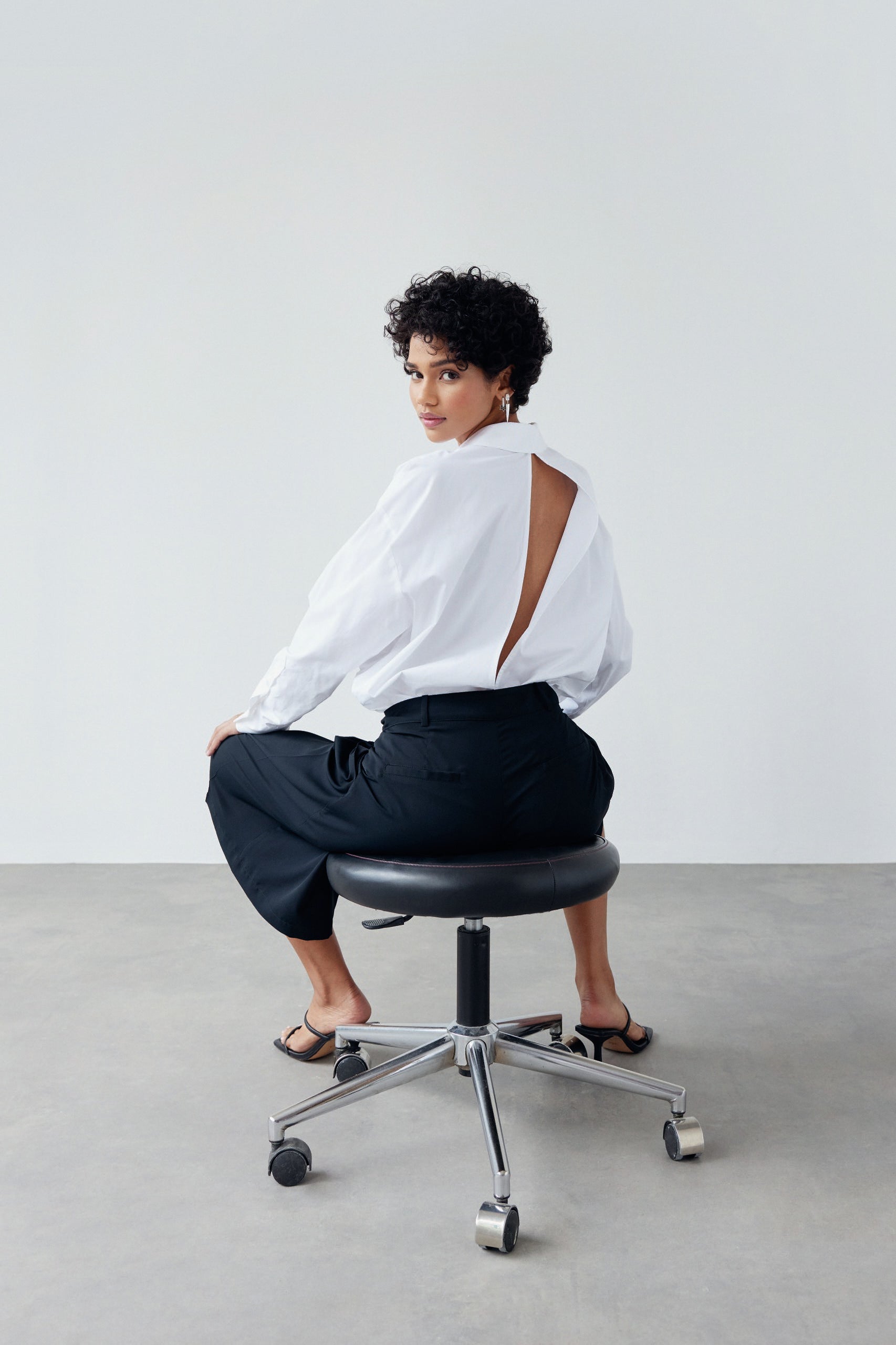 LUNE OVERSIZE WHITE SHIRT